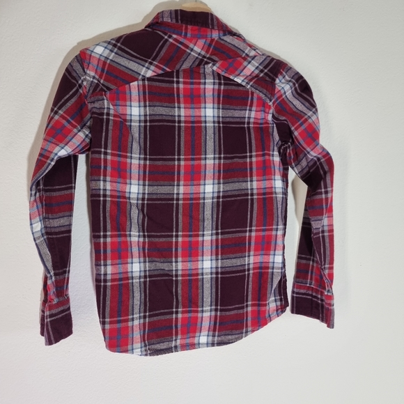 Amplify checked shirt for boys - Picture 4 of 5
